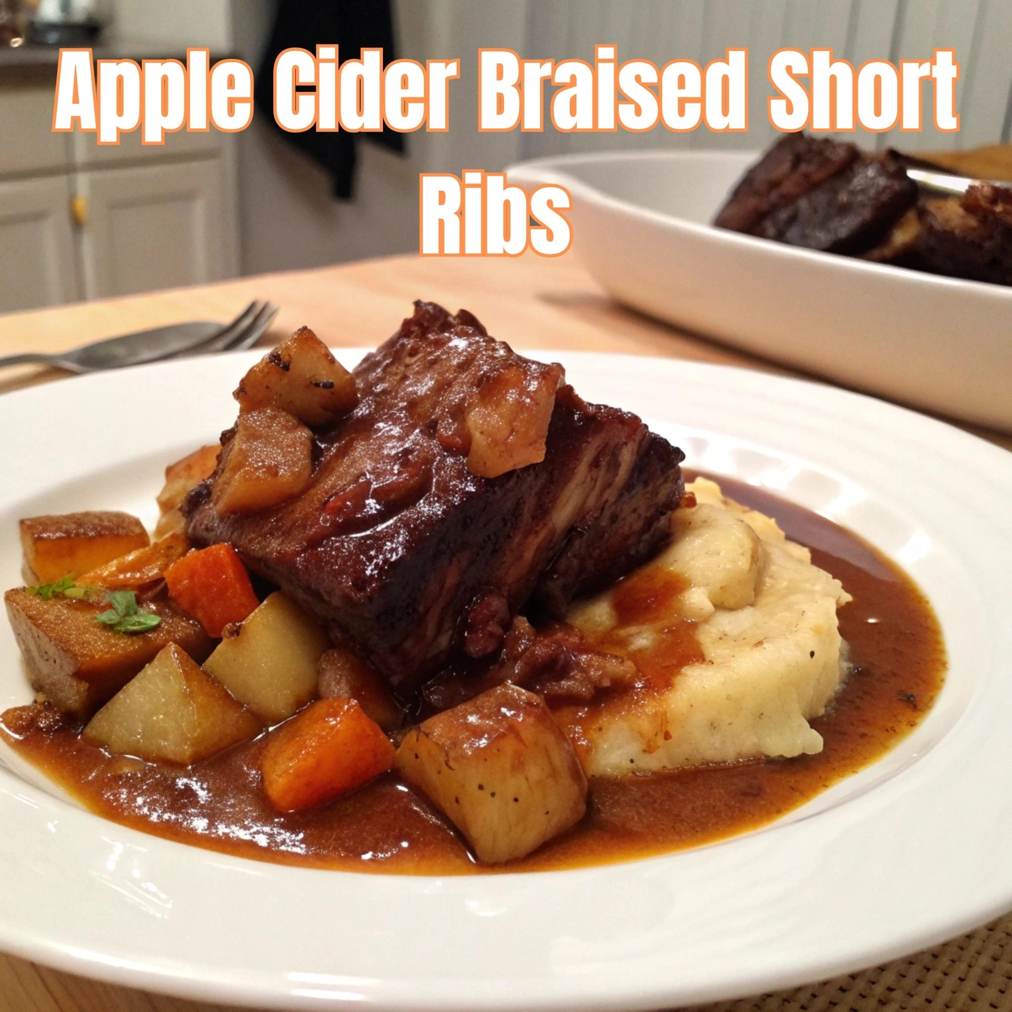 My Ultimate Apple Cider Braised Short Ribs (aka A Hug in a Bowl)