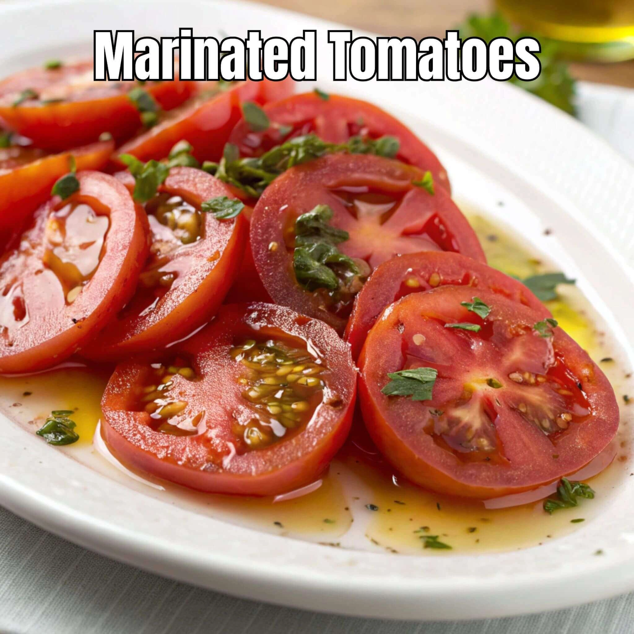 Sun-Kissed Marinated Tomatoes: A Love Story