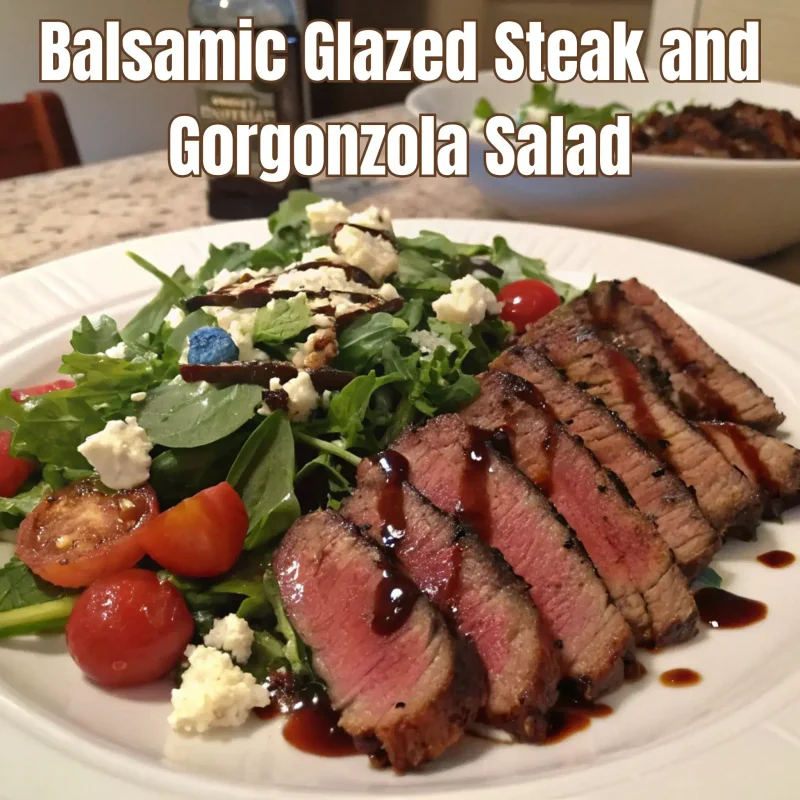 Balsamic Steak & Gorgonzola Salad