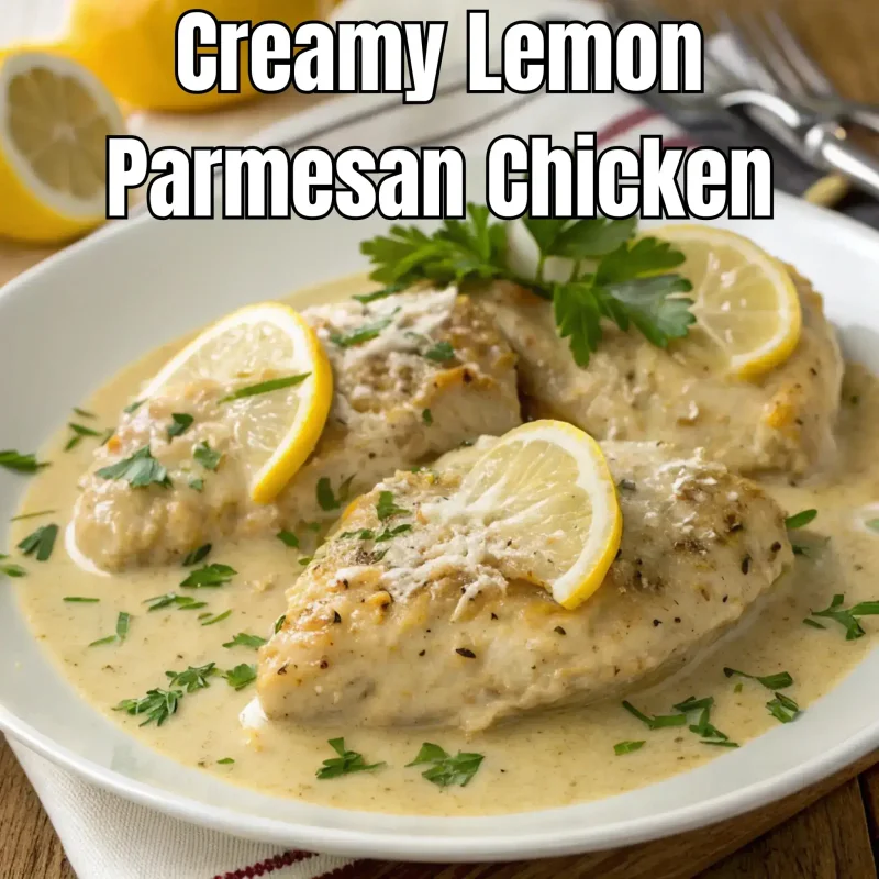 Creamy Lemon Parmesan Chicken