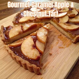 Gourmet Caramel Apple & Chestnut Tart