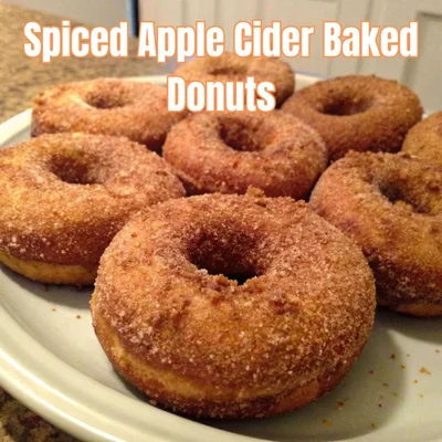 Spiced Apple Cider Baked Donuts