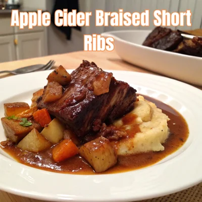 My Ultimate Apple Cider Braised Short Ribs (aka A Hug in a Bowl)